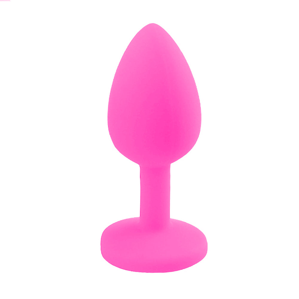 Backpart Taşlı Silikon Anal Tıkaç
