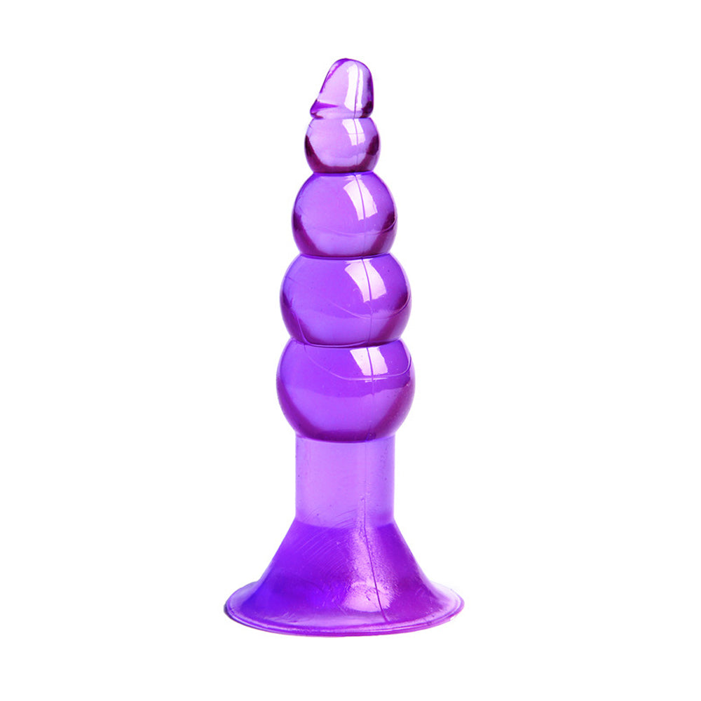 Backpart Boğumlu Vantuzlu 11.5cm Anal Tıkaç